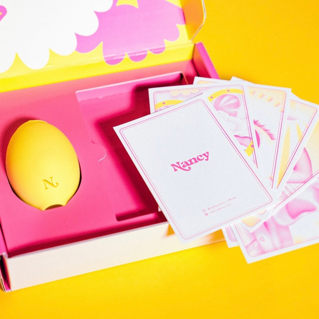Lemon sex toy — with travel pouch